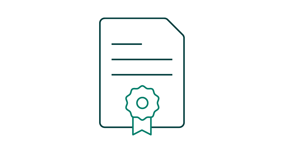 Certificate icon